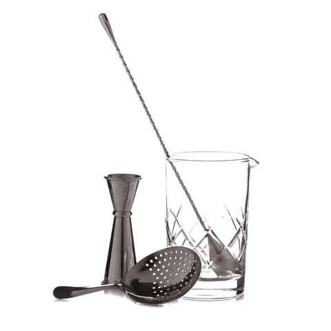 Basic-Stirred-cocktail-set-Gunmetal-black