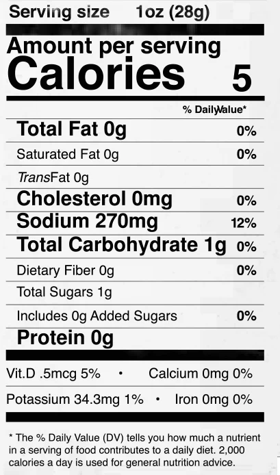 garlic-dill-spear-pickles-nutritional-information