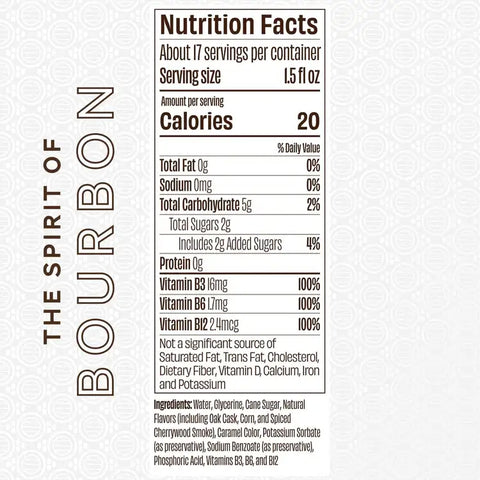 non-alcoholic-bourbon-nutritional-facts